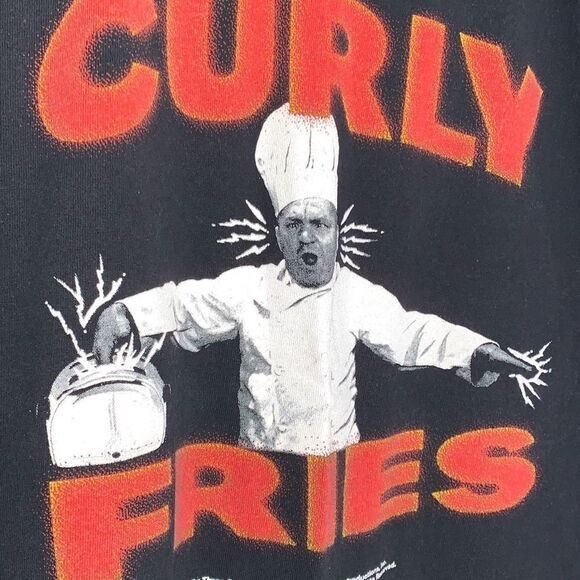 Vintage Black Graphic Single Stitch Three Stooges Size Large - Picture 2 of 12